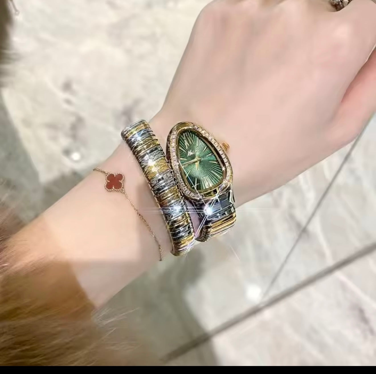 Snake Women’s Bracelet Watch