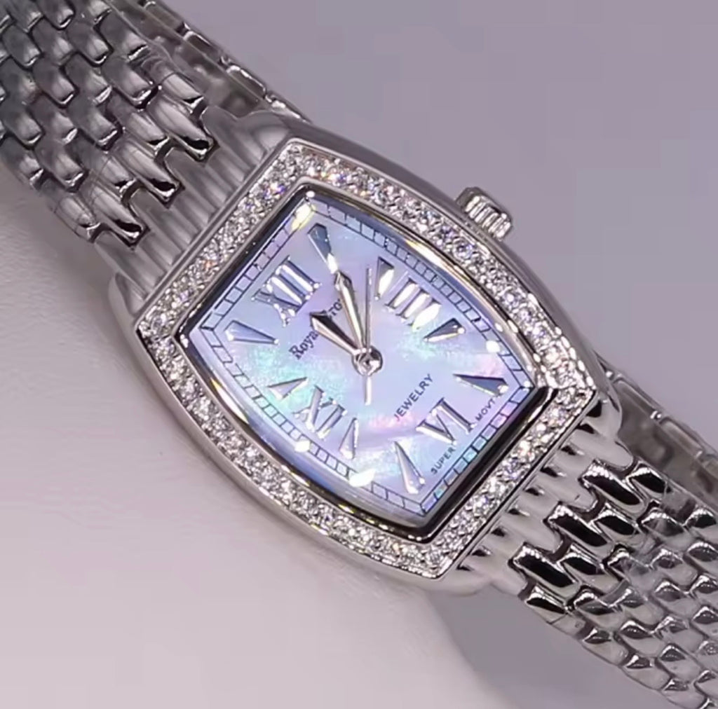 Mother of Pearl Face Bracelet Watch