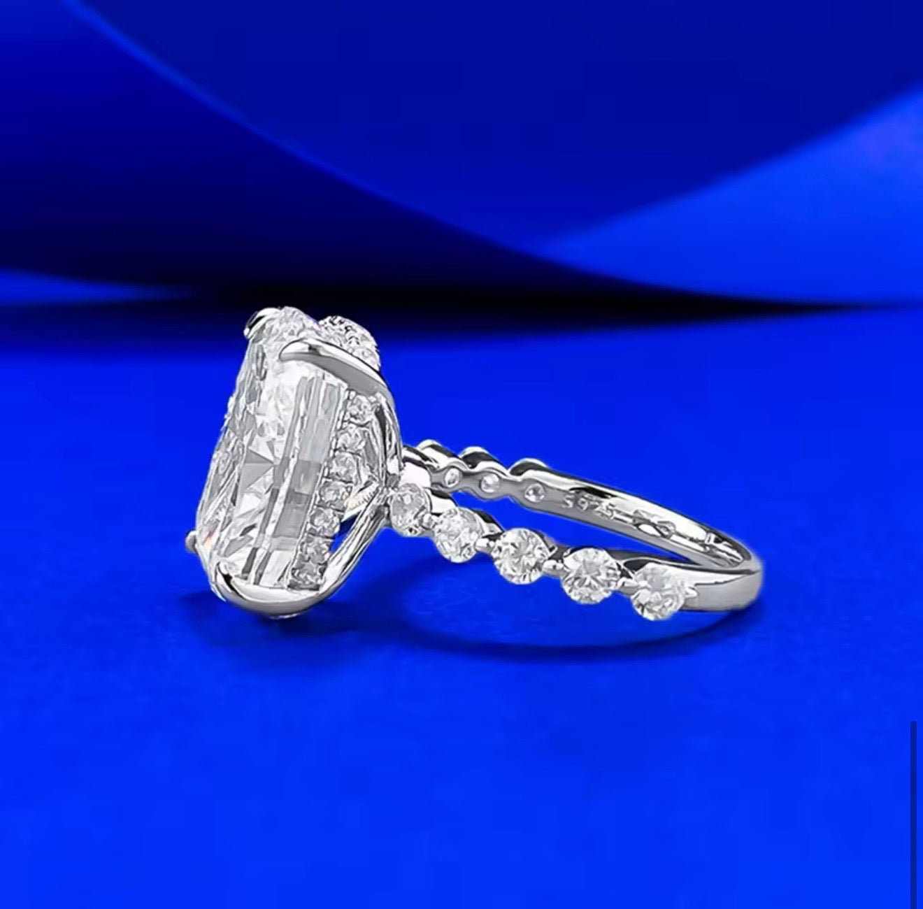 Moissanite Engagement Ring