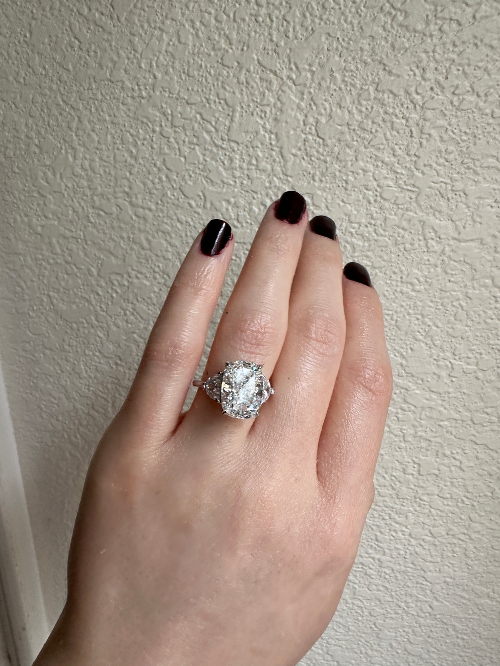 5 CT Mossenaite Engagement Ring