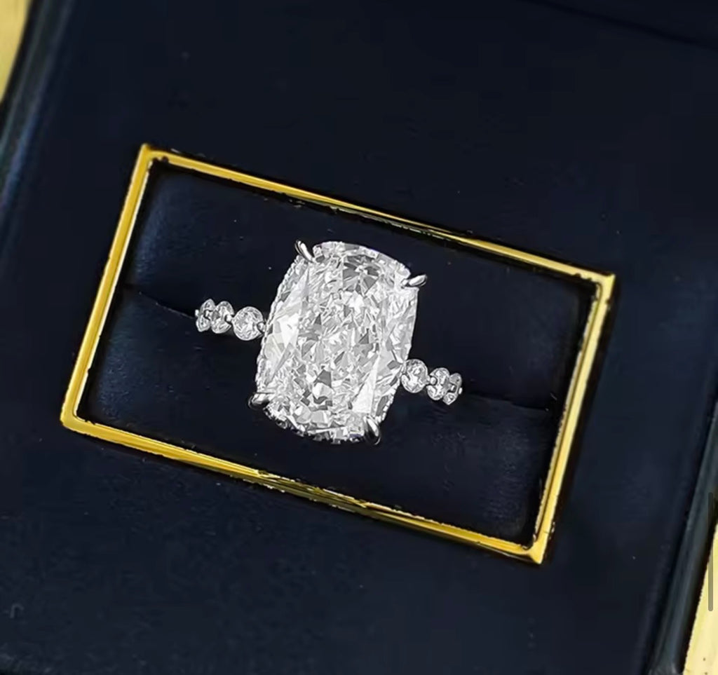 Moissanite Engagement Ring