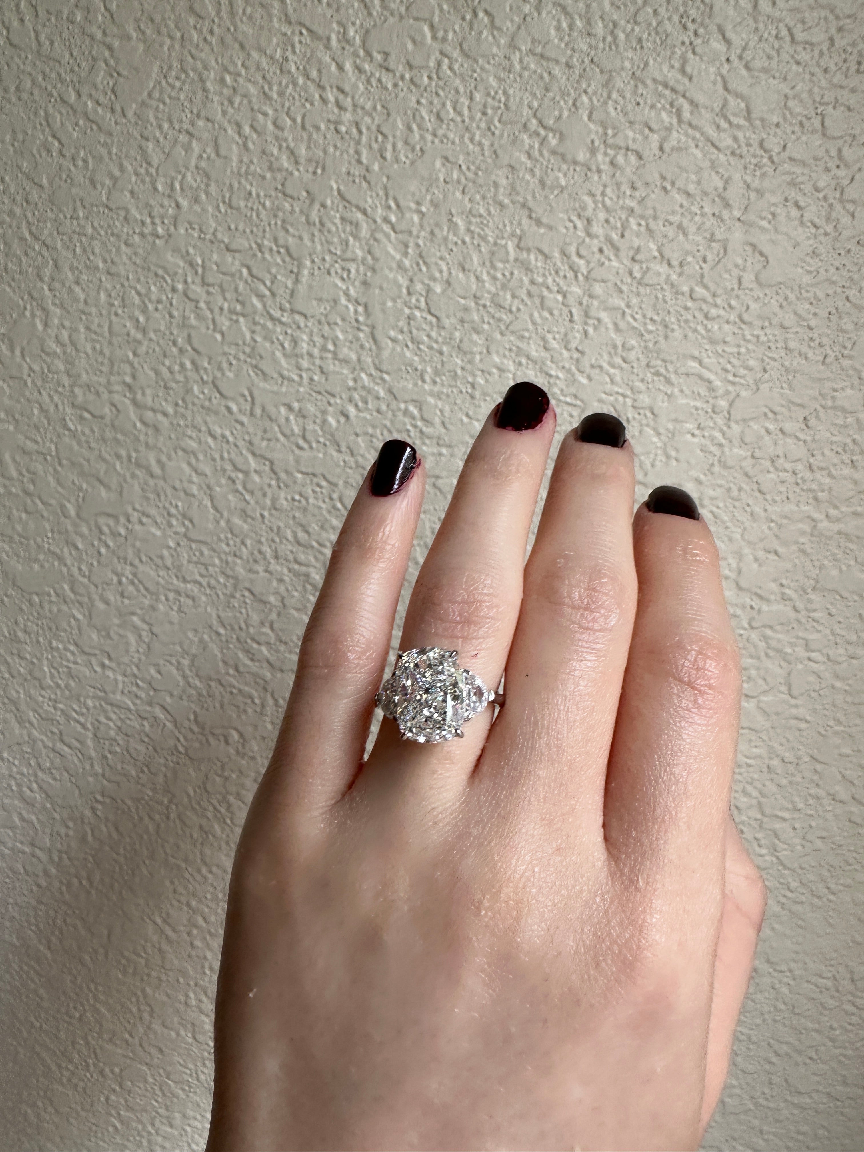 5 CT Mossenaite Engagement Ring