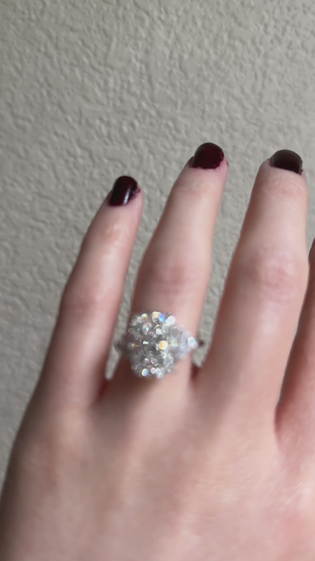 5 CT Mossenaite Engagement Ring